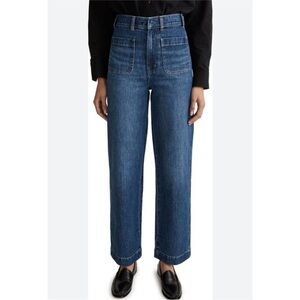 Madewell Jeans Women 28 Tall Perfect Vintage Wide Leg Keller Wash Pocket Edition